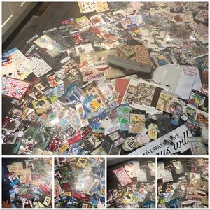 Massive lot of scrapbooking